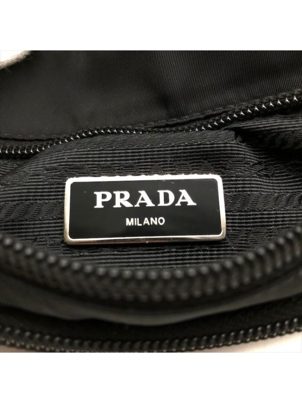 Prada Waist Pouch Nylon Tessuto Black - Picture 8 of 10